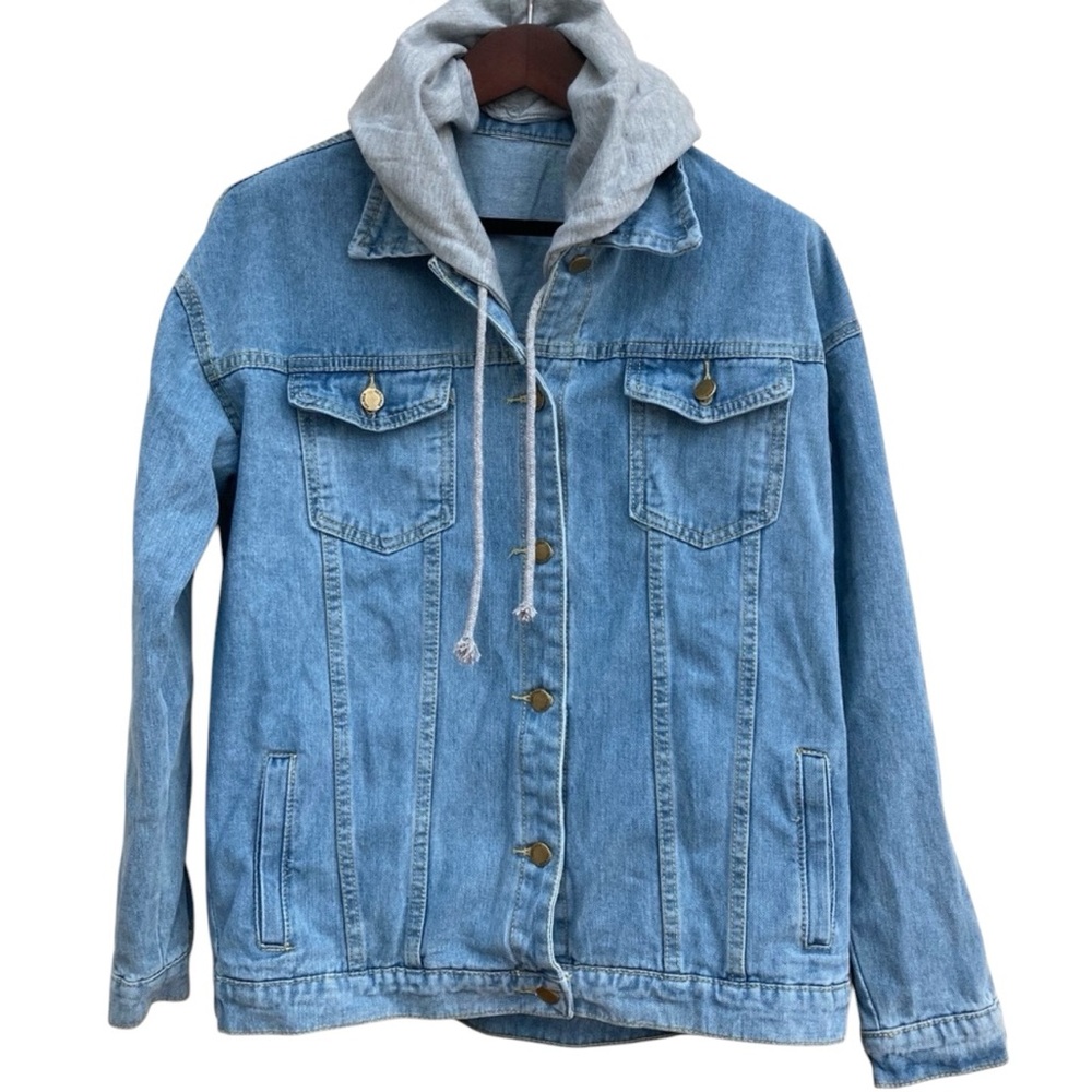 Jean Jacket w/Hoodie XL